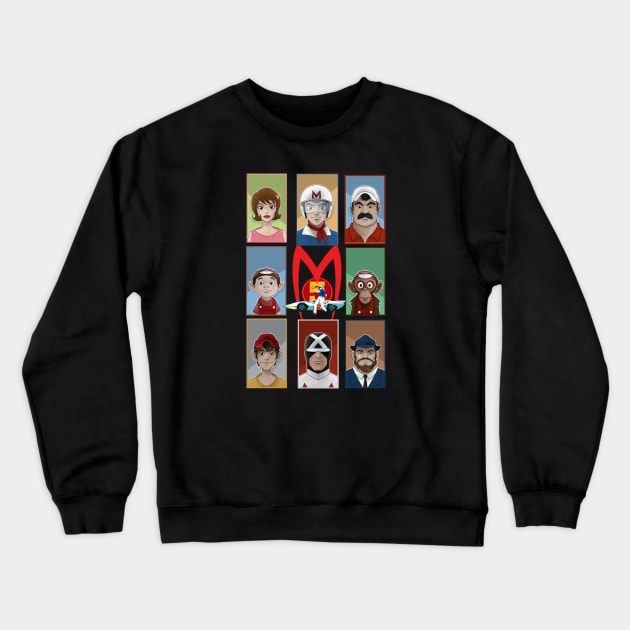 Speed Racer team Crewneck Sweatshirt by donatkotak